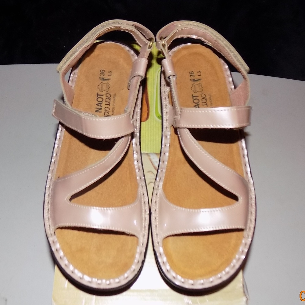 New Naot Tuscany Satin Beige leather (pink) EU36